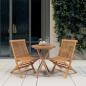 Preview: ARDEBO.de - 3-tlg. Garten-Essgruppe Massivholz Teak