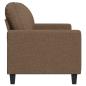 Preview: 2-Sitzer-Sofa Braun 120 cm Stoff