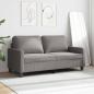 Preview: 2-Sitzer-Sofa Taupe 140 cm Stoff