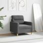 Preview: Sofasessel Dunkelgrau 60 cm Stoff