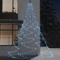 Preview: ARDEBO.de - LED-Wandbaum mit Metallhaken 720 LED Kaltweiß 5m Indoor Outdoor