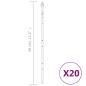Preview: LED Meteor-Lichter 20 Stk. 30 cm Mehrfarbig 480 LEDs