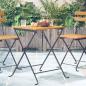 Preview: ARDEBO.de - Bistrotisch 55x54x71 cm Akazie Massivholz
