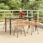 Preview: ARDEBO.de - 5-tlg. Garten-Essgruppe Poly Rattan