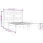 Preview: Massivholzbett Schwarz Kiefer 140x190 cm