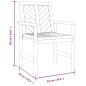 Preview: 3-tlg. Garten-Lounge-Set Massivholz Akazie