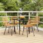 Preview: ARDEBO.de - 5-tlg. Garten-Essgruppe Poly Rattan