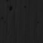 Preview: Massivholzbett Schwarz Kiefer 200x200 cm