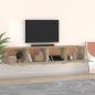 Preview: Wandschr?nke 2 Stk. Sonoma-Eiche 100x36,5x35 cm Holzwerkstoff