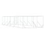 Preview: Outdoor-Hundezwinger Silbern 4x12x2 m Verzinkter Stahl