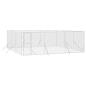 Preview: Outdoor-Hundezwinger Silbern 6x6x2 m Verzinkter Stahl
