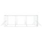 Preview: Outdoor-Hundezwinger Silbern 6x6x2 m Verzinkter Stahl