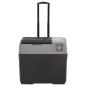 Preview: Kühlbox mit Rollen und Adapter Schwarz & Grau 40 L Polypropylen