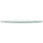 Preview: Eckregale 2 Stk. mit Verchromten Halterungen Glas Transparent