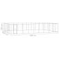 Preview: Outdoor-Hundezwinger Verzinkter Stahl 65,34 m²