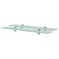 Preview: ARDEBO.de - Schweberegale 2 Stk. Glas 60x20 cm 8 mm