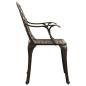 Preview: 3-tlg. Bistro-Set Aluminiumguss Bronzen