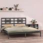 Preview: ARDEBO.de - Massivholzbett Grau 200x200 cm