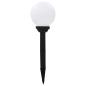 Preview: Außen-Solarlampen 8 Stk. LED Kugel 15 cm RGB