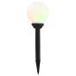 Preview: Außen-Solarlampen 8 Stk. LED Kugel 15 cm RGB