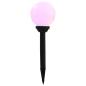 Preview: Außen-Solarlampen 8 Stk. LED Kugel 15 cm RGB