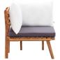 Preview: 5-tlg. Garten-Lounge-Set Massivholz Akazie