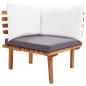 Preview: 5-tlg. Garten-Lounge-Set Massivholz Akazie