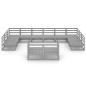Preview: 12-tlg. Garten-Lounge-Set Massivholz Kiefer