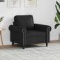 Preview: ARDEBO.de - Sessel Schwarz 60 cm Kunstleder