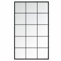 Preview: Wandspiegel 2 Stk. Schwarz 100x60 cm Metall