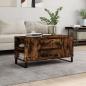 Preview: ARDEBO.de - Couchtisch Räuchereiche 102x44,5x50 cm Holzwerkstoff