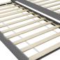 Preview: Ausziehsofa Bettgestell Grau Kiefernholz 90×200 cm