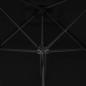 Preview: Sonnenschirm mit Stahl-Mast 300x230 cm Schwarz