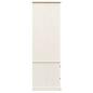 Preview: Kleiderschrank VIGO Weiß 90x55x170 cm Massivholz Kiefer