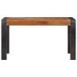 Preview: Esstisch 140x70x76 cm Raues Mango-Massivholz