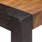 Preview: Esstisch 140x70x76 cm Raues Mango-Massivholz