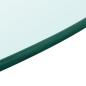 Preview: Tischplatte aus gehärtetem Glas rund 900 mm