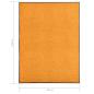Preview: Fußmatte Waschbar Orange 90x120 cm