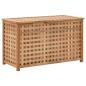 Preview: ARDEBO.de - Wäschetruhe 77,5×37,5×46,5 cm Walnuss Massivholz