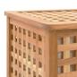 Preview: Wäschetruhe 77,5×37,5×46,5 cm Walnuss Massivholz