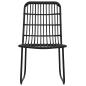 Preview: 3-tlg. Garten-Essgruppe Poly Rattan und Glas
