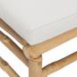 Preview: Garten-Ecksofas mit Hellgrauen Kissen 2 Stk. Bambus