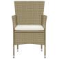 Preview: 3-tlg. Garten-Essgruppe Beige