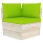 Preview: Garten-Paletten-Ecksofa mit Kissen Imprägniertes Fichtenholz