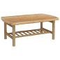 Preview: 4-tlg. Garten-Lounge-Set mit Dunkelgrauen Kissen Bambus