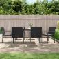 Preview: ARDEBO.de - 7-tlg. Garten-Essgruppe mit Kissen Poly Rattan und Stahl