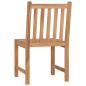 Preview: Gartenstühle 4 Stk. mit Kissen Massivholz Teak