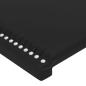Preview: Kopfteil mit Ohren Schwarz 83x23x78/88 cm Kunstleder