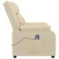 Preview: Relaxsessel Elektrisch Creme Stoff