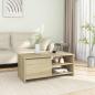 Preview: ARDEBO.de - Couchtisch Sonoma-Eiche 102x50x45 cm Holzwerkstoff